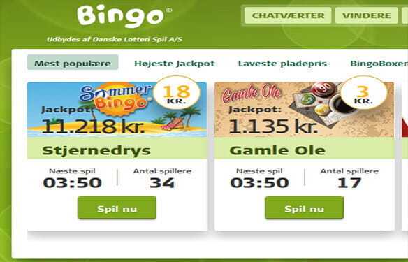 Danske Spil tilbyder markedets allerbedste jackpots, n?r det kommer til bingo-genren