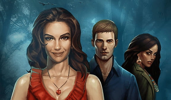 I personaggi principali che animano la slot Immortal Romance di Microgaming.