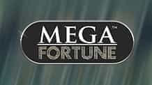 Mega Fortune slot logo.