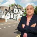 Balvinder Sambhi stands outside Rainbow Casino with his arms crossed.