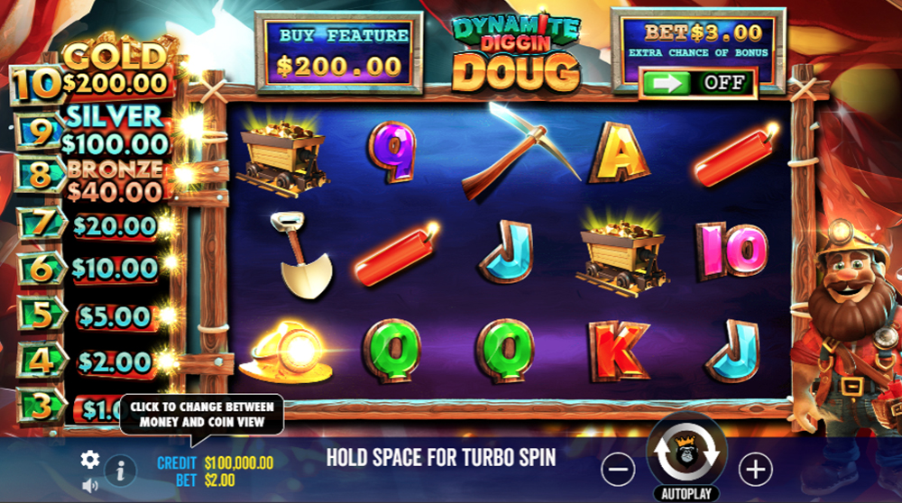 Pragmatic Play's Dynamite Diggin Doug Online Slot